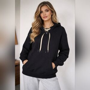 NWOT Pennant Sportswear Dual String Hoodie Sweater